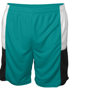 9"  ADULT  ATHLETIC SHORTS - Teal, M