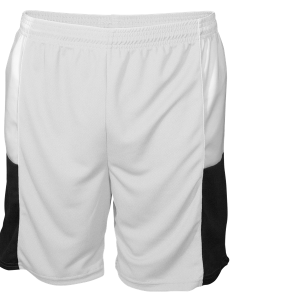 9"  ADULT  ATHLETIC SHORTS - White, M