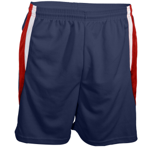 5"  ADULT  ATHLETIC SHORTS - Navy Blue, M