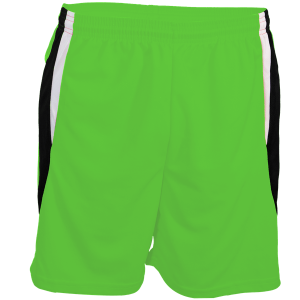 5"  ADULT  ATHLETIC SHORTS - Neon Green, M