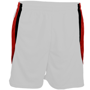 5"  ADULT  ATHLETIC SHORTS - White, M