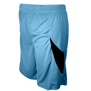9"  ADULT  ATHLETIC SHORTS - Columbian Blue, M