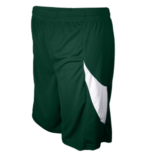 9"  ADULT  ATHLETIC SHORTS - Dark Green, M