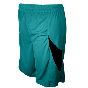 9"  ADULT  ATHLETIC SHORTS - Teal, M