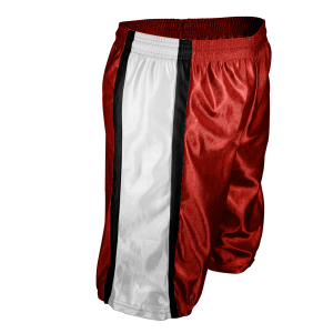 5"  ADULT  ATHLETIC SHORTS - Red, M