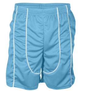 9"  ADULT  ATHLETIC SHORTS - Columbian Blue, M