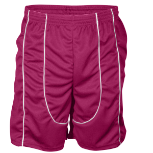 9"  ADULT  ATHLETIC SHORTS - Fuchsia, M