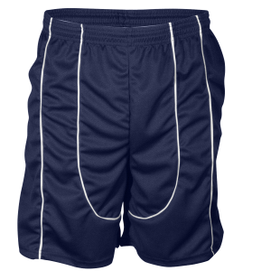 9"  ADULT  ATHLETIC SHORTS - Navy Blue, M