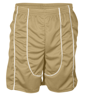 9"  ADULT  ATHLETIC SHORTS - Vegas Gold, M