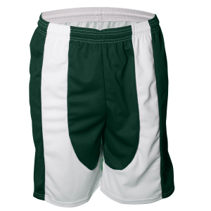 9"  ADULT  ATHLETIC SHORTS - Dark Green, M