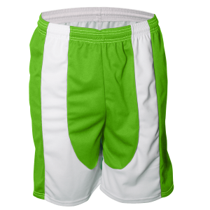 9"  ADULT  ATHLETIC SHORTS - Neon Green, M