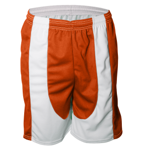 9"  ADULT  ATHLETIC SHORTS - Orange, M