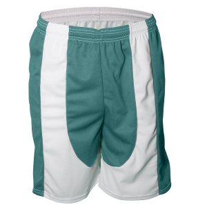 9"  ADULT  ATHLETIC SHORTS - Teal, M