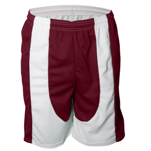 9"  ADULT  ATHLETIC SHORTS - Maroon, M