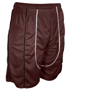 5"  YOUTH ATHLETIC SHORTS - Brown, M
