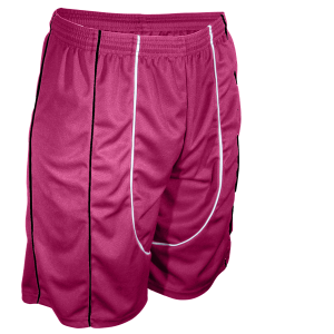 5"  YOUTH ATHLETIC SHORTS - Fuchsia, M