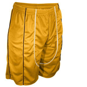 5"  YOUTH ATHLETIC SHORTS - Gold, M