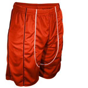 5"  YOUTH ATHLETIC SHORTS - Orange, M