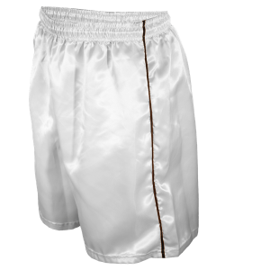 9"  ADULT  ATHLETIC SHORTS - White, M