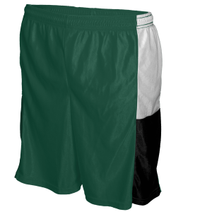 9"  ADULT  ATHLETIC SHORTS - Dark Green, M