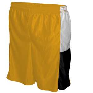 9"  ADULT  ATHLETIC SHORTS - Gold, M