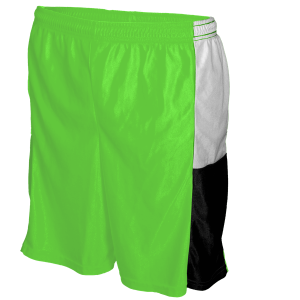 9"  ADULT  ATHLETIC SHORTS - Neon Green, M