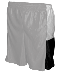 9"  ADULT  ATHLETIC SHORTS - Silver, M