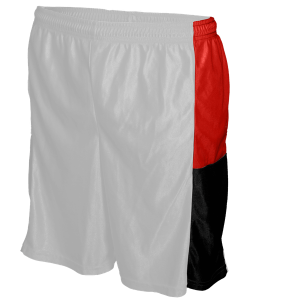 9"  ADULT  ATHLETIC SHORTS - White, M