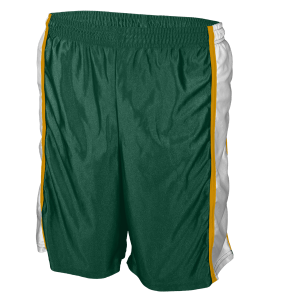 9"  ADULT  ATHLETIC SHORTS - Dark Green, M