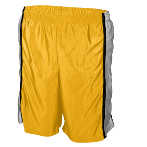 9"  ADULT  ATHLETIC SHORTS - Gold, M