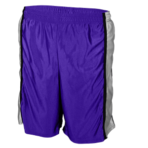 9"  ADULT  ATHLETIC SHORTS - Purple, M