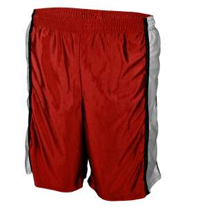 9"  ADULT  ATHLETIC SHORTS - Red, M