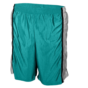 9"  ADULT  ATHLETIC SHORTS - Teal, M