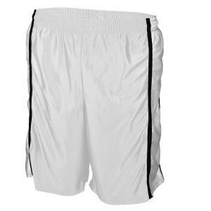 9"  ADULT  ATHLETIC SHORTS - White, M