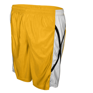 9"  ADULT  ATHLETIC SHORTS - Gold, M