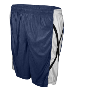 9"  ADULT  ATHLETIC SHORTS - Navy Blue, M