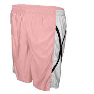 9"  ADULT  ATHLETIC SHORTS - Pink, M