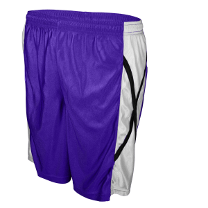 9"  ADULT  ATHLETIC SHORTS - Purple, M