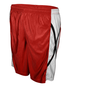 9"  ADULT  ATHLETIC SHORTS - Red, M