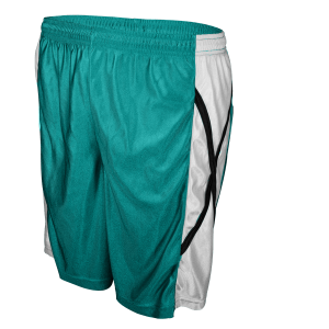 9"  ADULT  ATHLETIC SHORTS - Teal, M