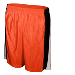 9"  ADULT  ATHLETIC SHORTS - Orange, M
