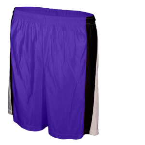 9"  ADULT  ATHLETIC SHORTS - Purple, M