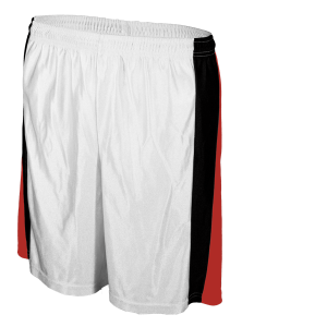 9"  ADULT  ATHLETIC SHORTS - White, M