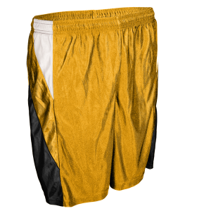5"  ADULT  ATHLETIC SHORTS - Gold, M