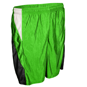 5"  ADULT  ATHLETIC SHORTS - Neon Green, M
