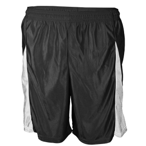 9"  ADULT  ATHLETIC SHORTS - Black, M