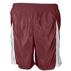 9"  ADULT  ATHLETIC SHORTS - Maroon, M