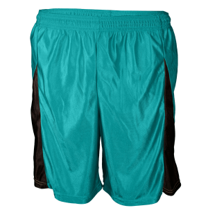 9"  ADULT  ATHLETIC SHORTS - Teal, M