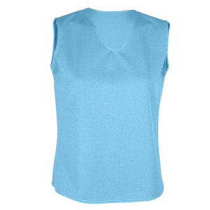 GIRL'S CHEER TOP - Columbian Blue, M