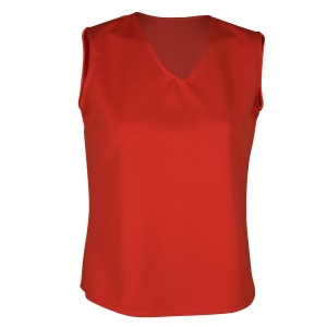 GIRL'S CHEER TOP - Red, M